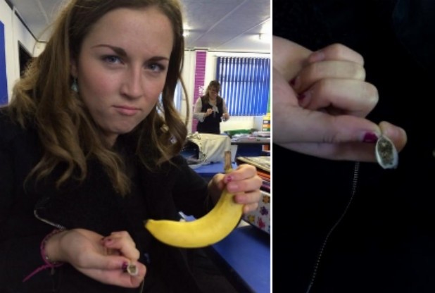 Μαθήτρια βρήκε σε μπανάνα 80... αράχνες! (pics)