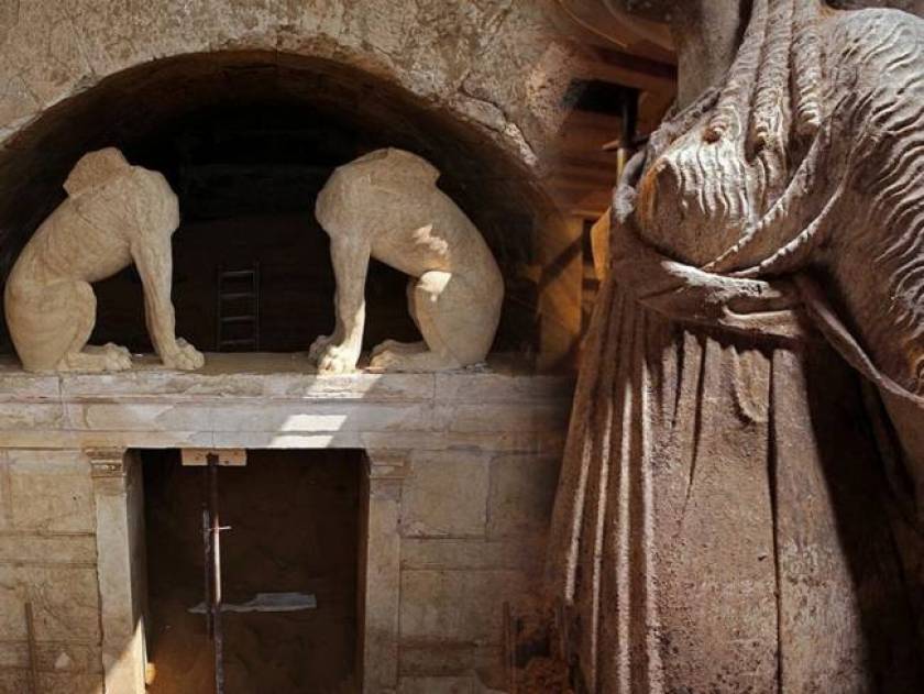 Amphipolis: The third gate of the Tomb is plain