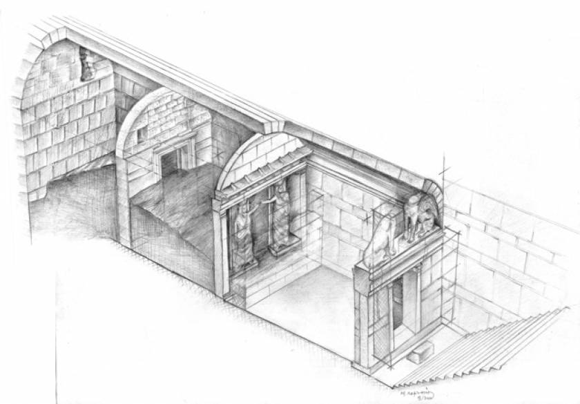 Ancient Amphipolis door discovery points to Macedonian-era tomb, excavator