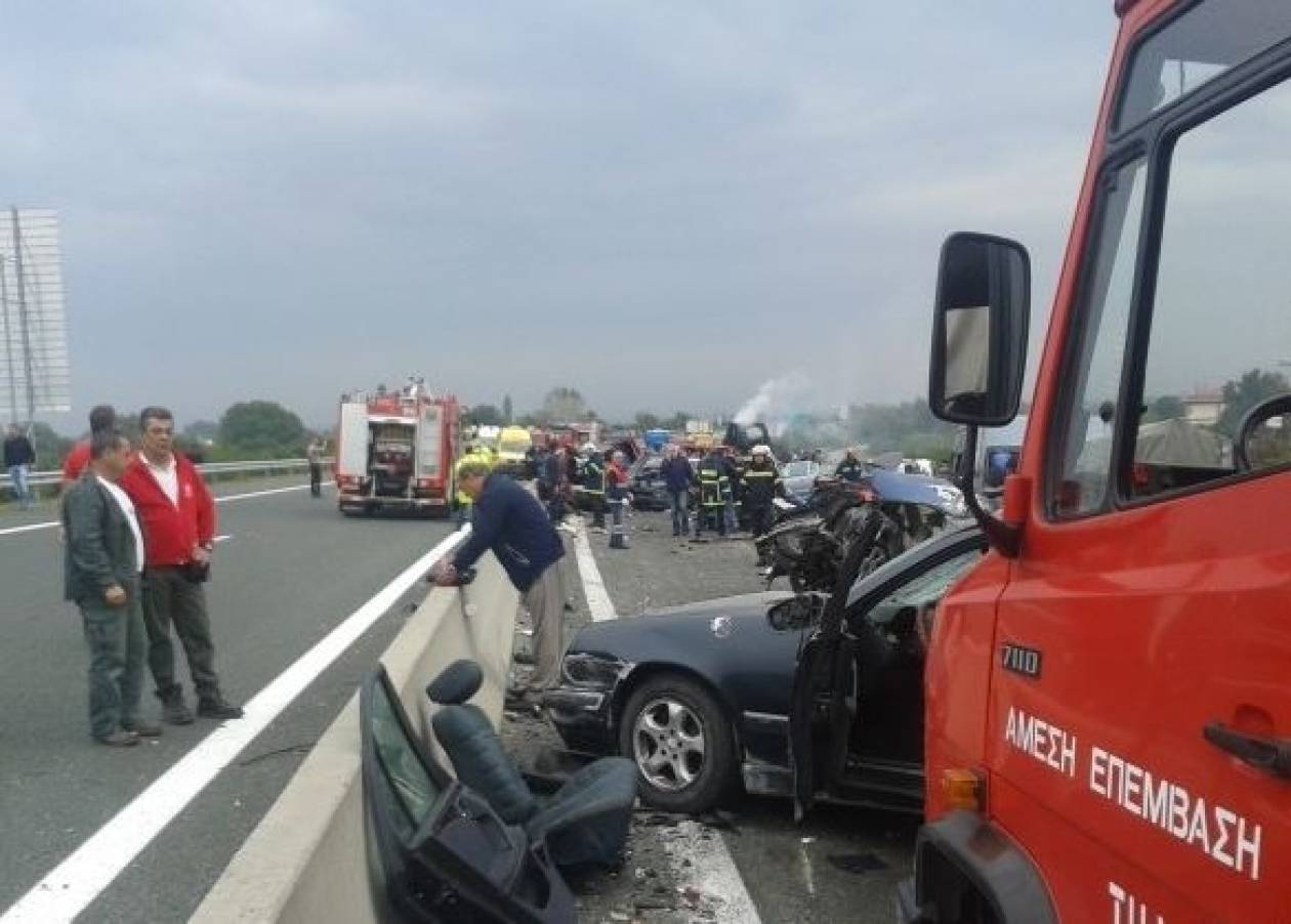 Καραμπόλα στην Εγνατία: Απανθρακώθηκε οδηγός