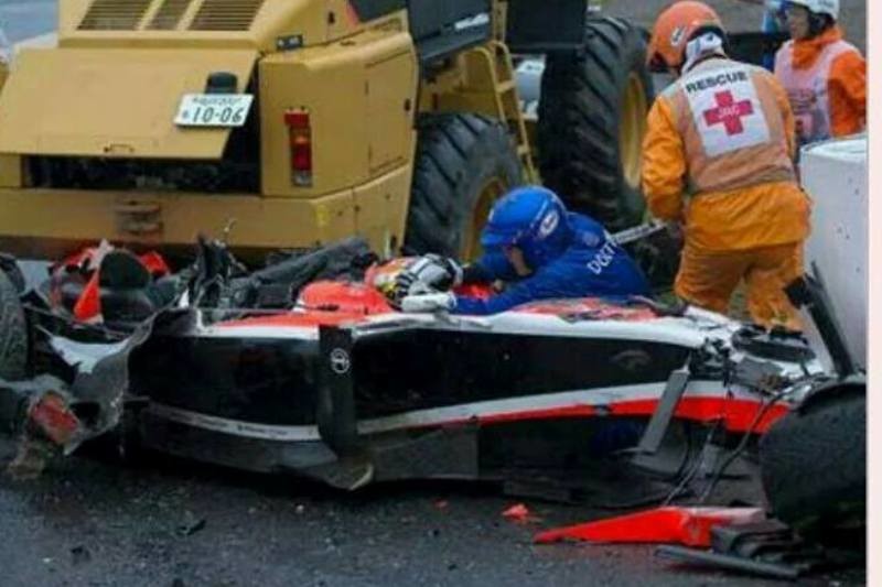F1 Grand Prix Ιαπωνίας: Νεώτερα για τον τραυματισμό του Bianchi
