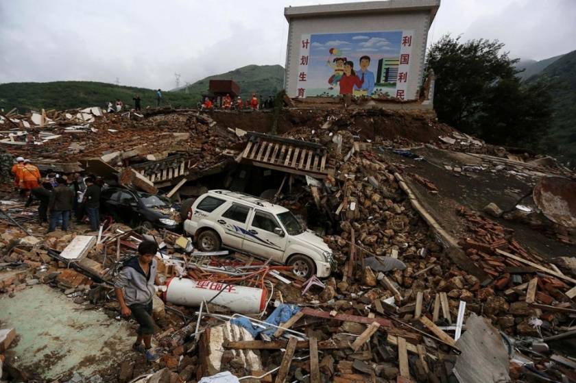 Μεγάλος σεισμός 6.4R στην Κίνα
