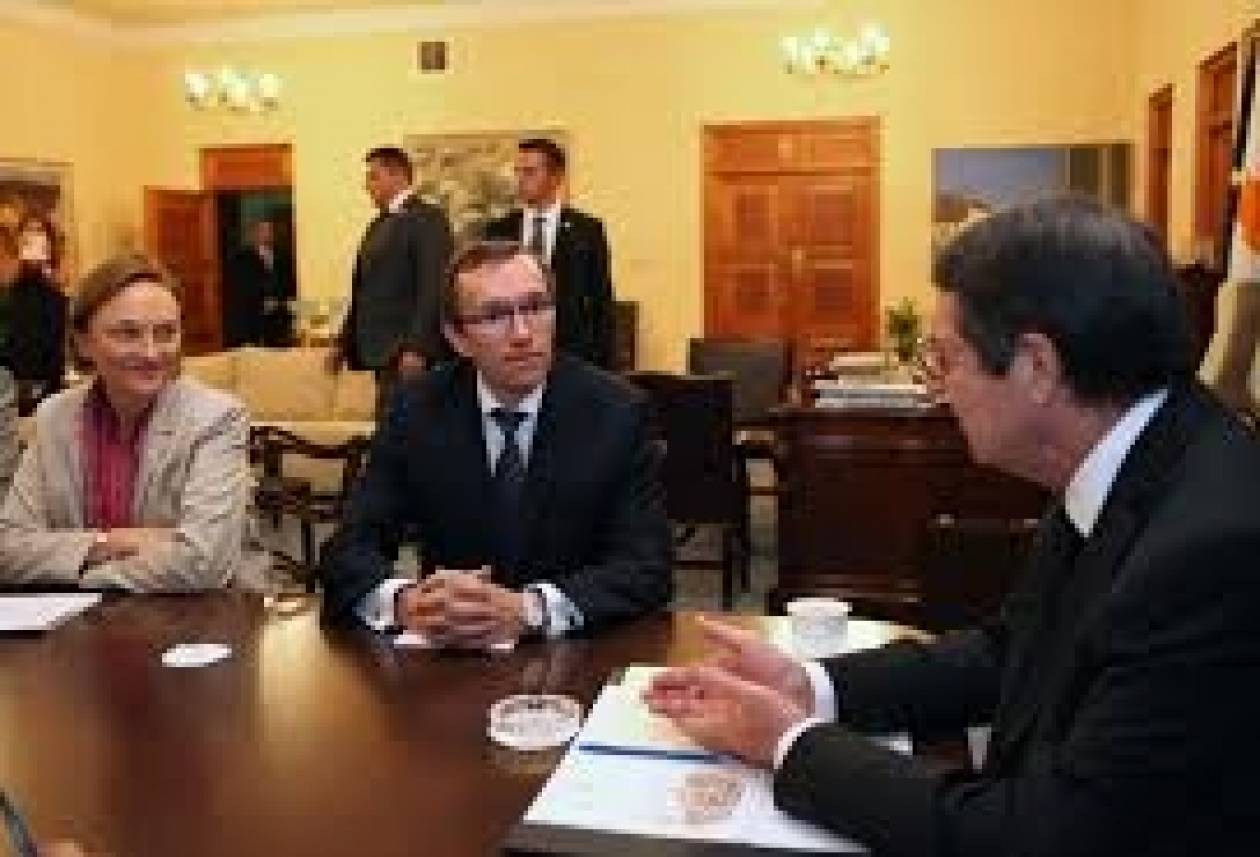 Κύπρος: Συνάντηση με τον ειδικό σύμβουλο του γγ του ΟΗΕ είχε ο Ν. Αναστασιάδης