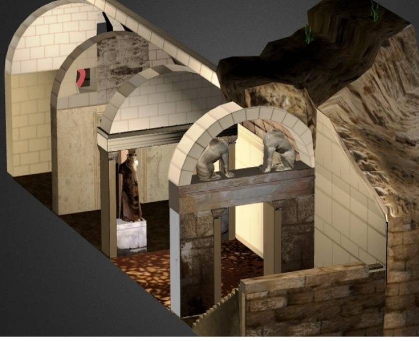 Αμφίπολη: Δείτε την τρισδιάστατη αναπαράσταση του αρχαιολογικού χώρου