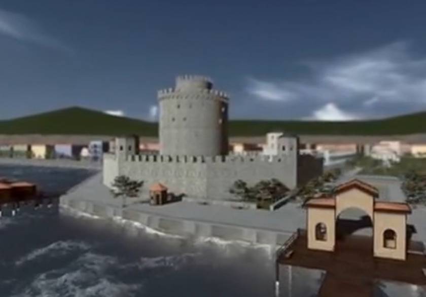 Θεσσαλονίκη: Ο Λευκός Πύργος σε 3D-Απολαυστικό βίντεο