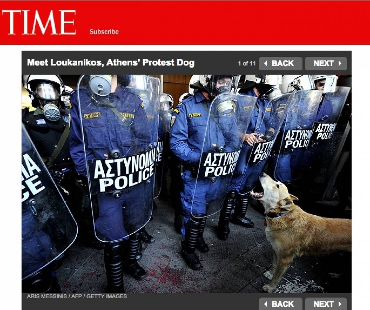 Λουκάνικος: Όταν ένας σκύλος γινόταν πρόσωπο της χρονιάς στο TIME