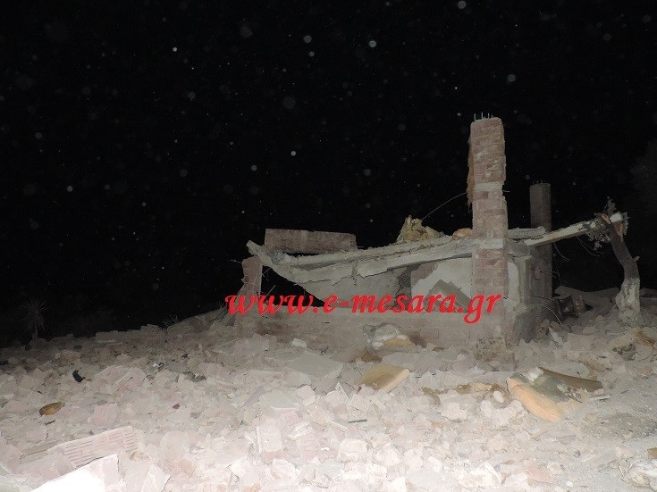Κρήτη: Εικόνες καταστροφής λίγο μετά την έκρηξη
