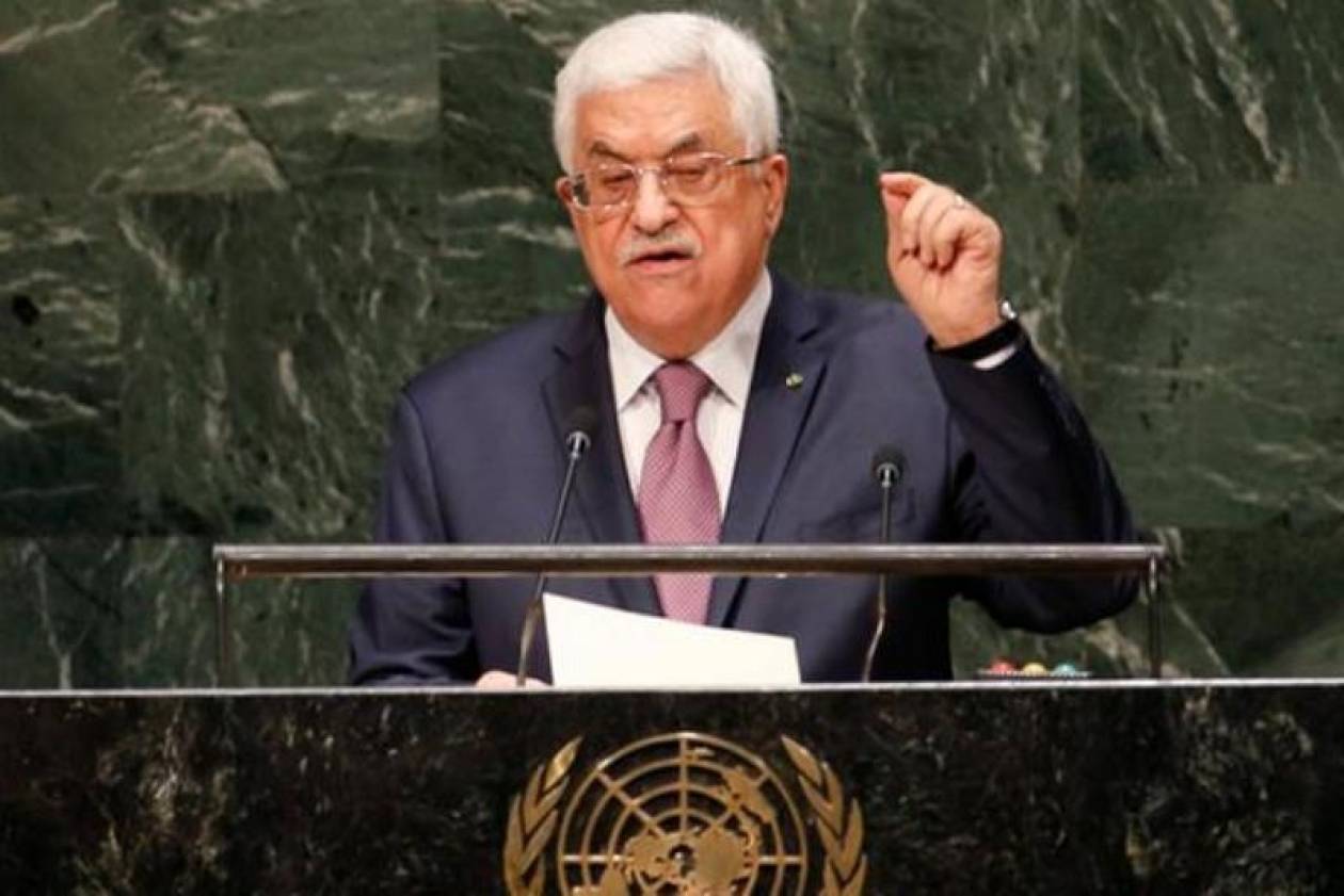 Χρονοδιάγραμμα για την ίδρυση παλαιστινιακού κράτους ζήτησε ο Αμπάς