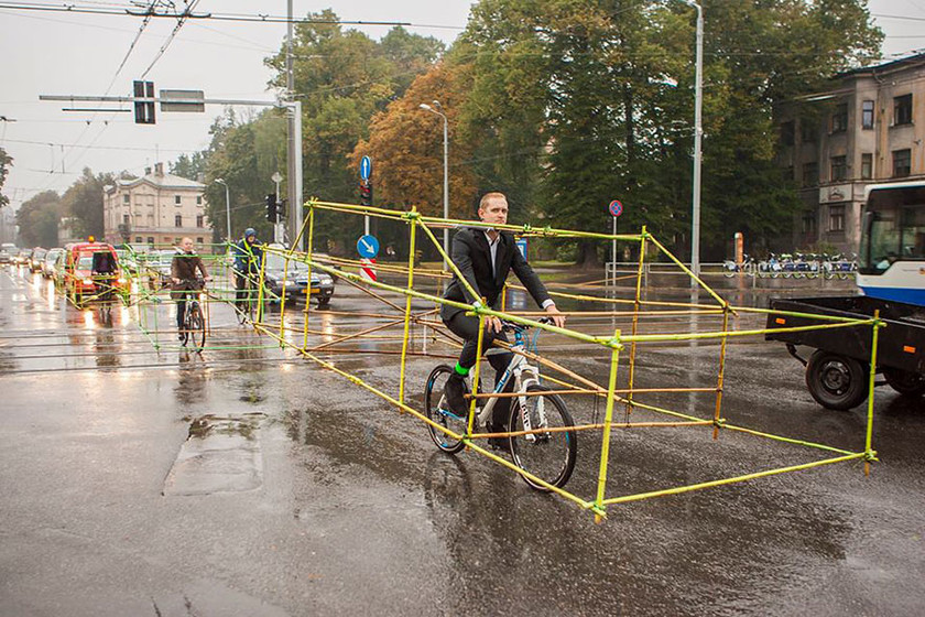 Δείτε πως γιόρτασαν οι Λετονοί την Παγκόσμια Ημέρα Χωρίς Αυτοκίνητα (Photos)