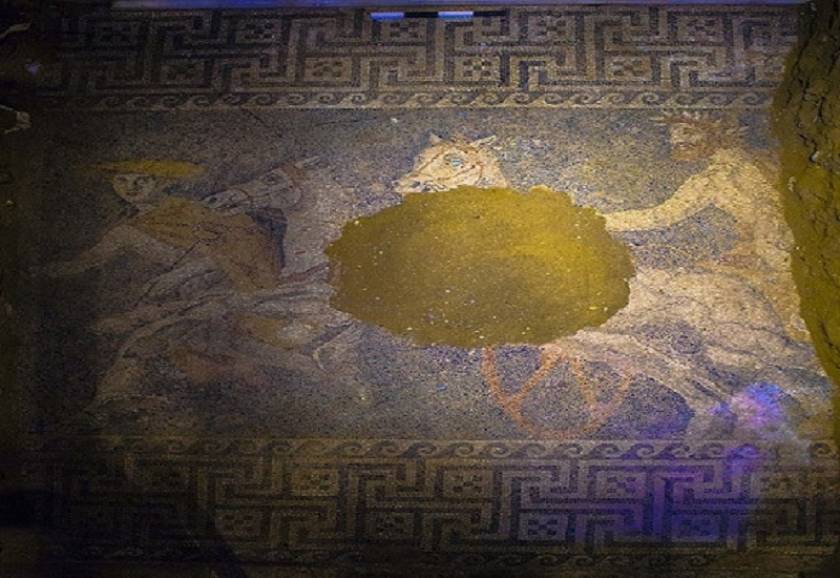 Ancient Amphipolis mosaic linked to Macedonian dynasty, official and excavator say