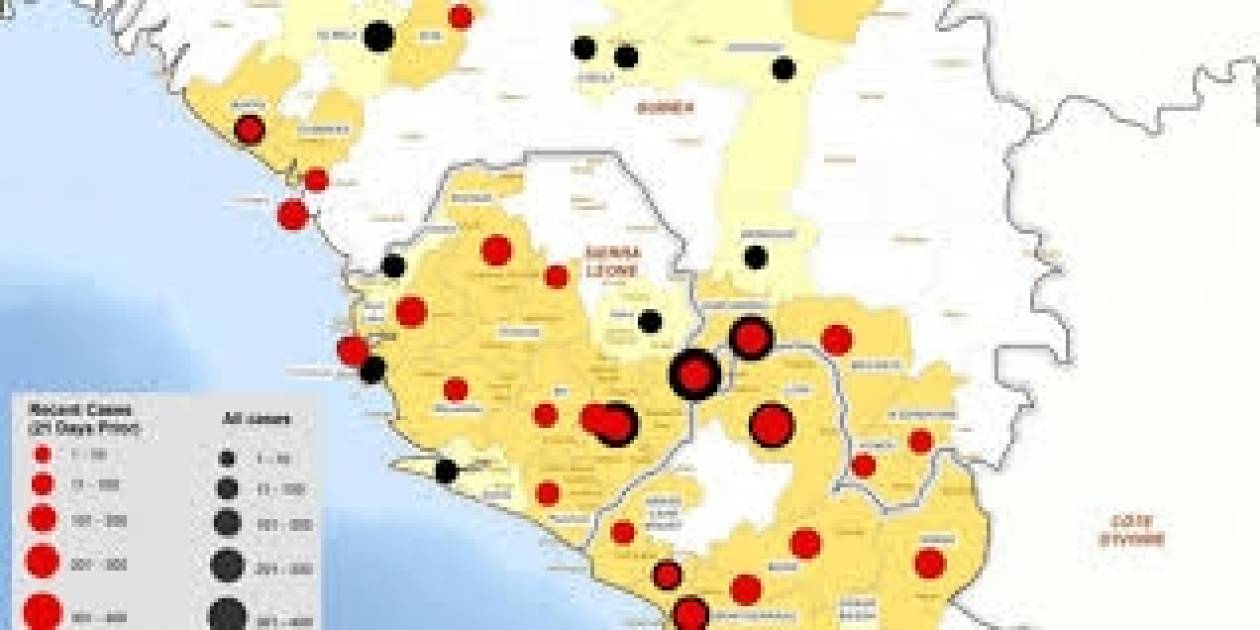 Έμπολα: Η εξάπλωση του ιού σε χάρτες