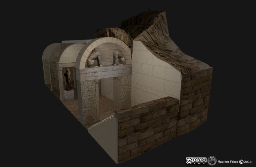 Αμφίπολη: Δείτε την Περσεφόνη, τον Ερμή και τον Πλούτωνα σε 3D εφαρμογή (pics)