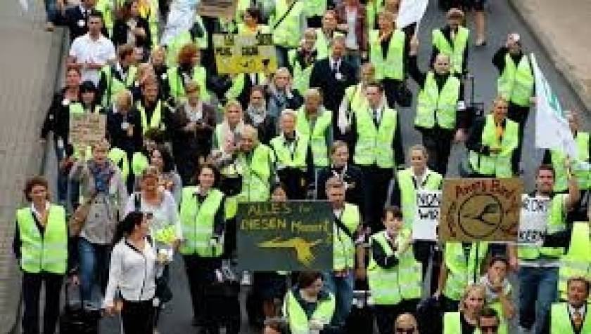Δεύτερη ημέρα απεργίας των πιλότων της Lufthansa