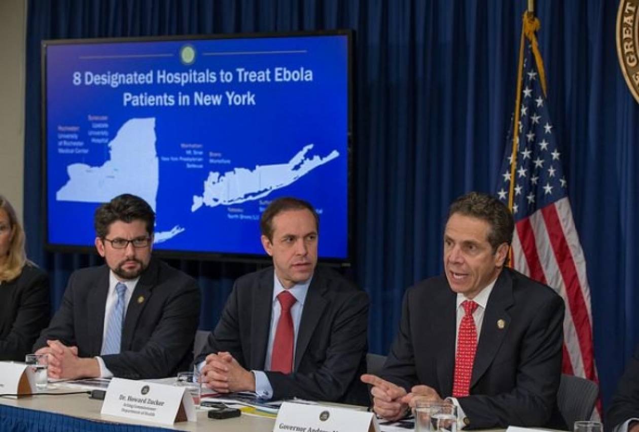Αλλάζει η πολιτική ενάντια στον Έμπολα η Νέα Υόρκη
