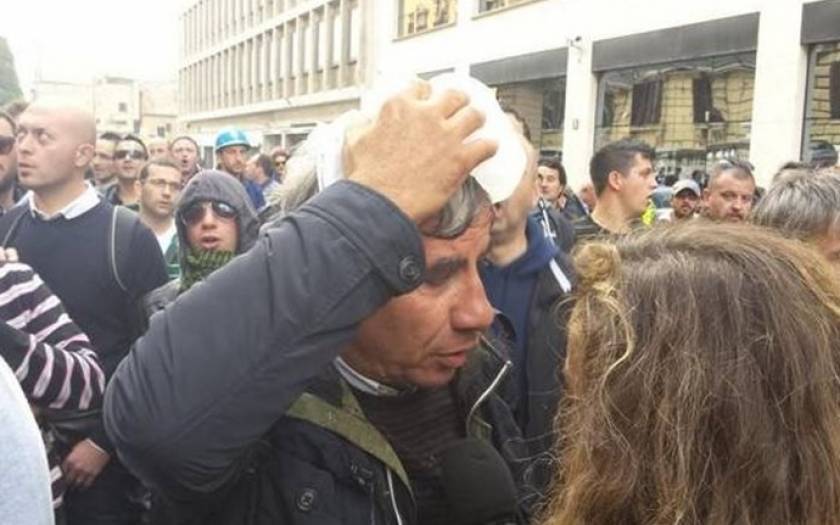 Επεισόδια με τραυματίες ανάμεσα σε διαδηλωτές και αστυνομία στη Ρώμη
