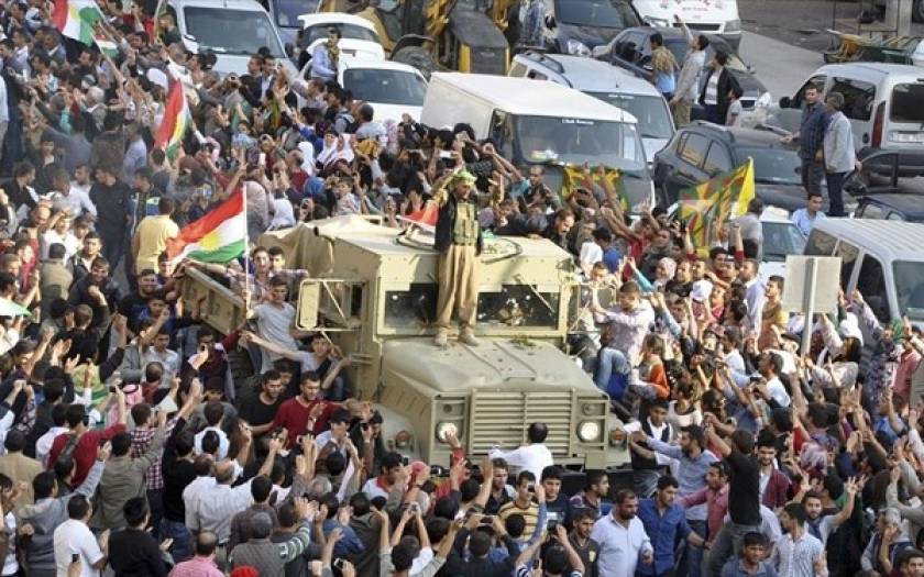 Φθάνουν στην πόλη Κομπάνι οι Κούρδοι μαχητές