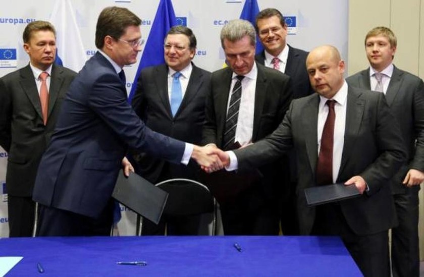 Συμφωνία ανάμεσα σε Ρωσία και Ουκρανία για το ρωσικό φυσικό αέριο