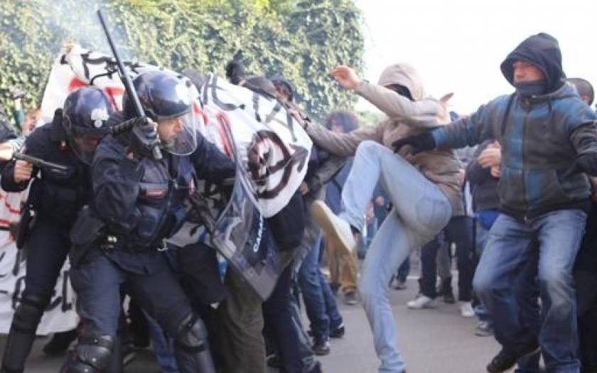 Ιταλία: Συγκρούσεις αστυνομίας και διαδηλωτών