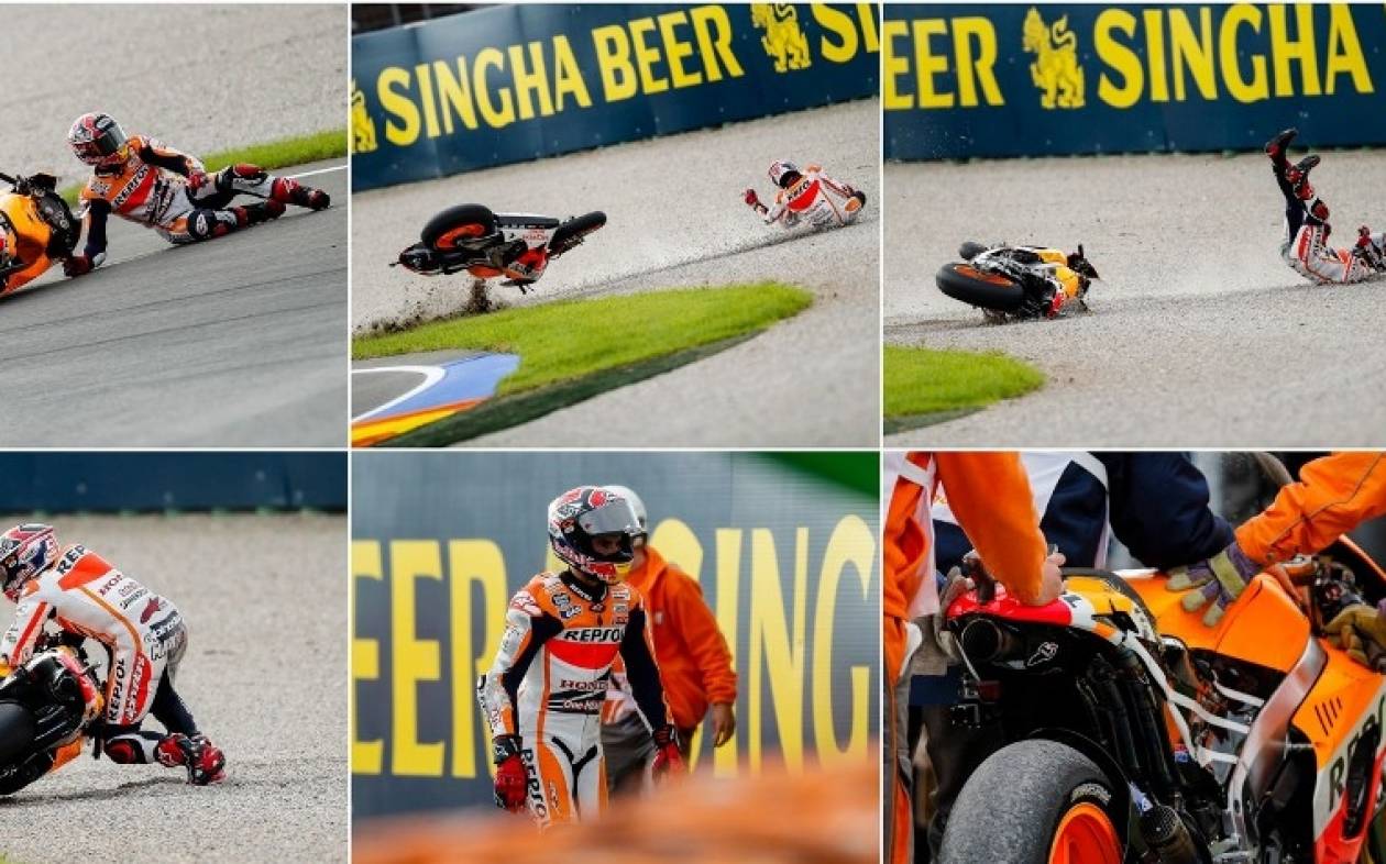 MotoGP Βαλένθια: Οι πτώσεις του Marquez