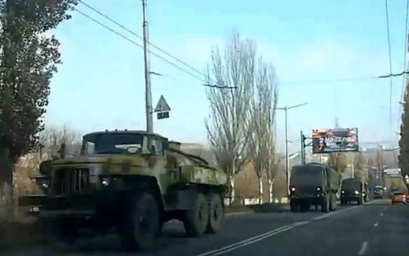 Στρατιωτικές ενισχύσεις βαρέων όπλων στο Ντονέτσκ