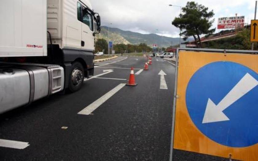 Κυκλοφοριακές ρυθμίσεις στην εθνική οδό  Αθηνών-Κορίνθου