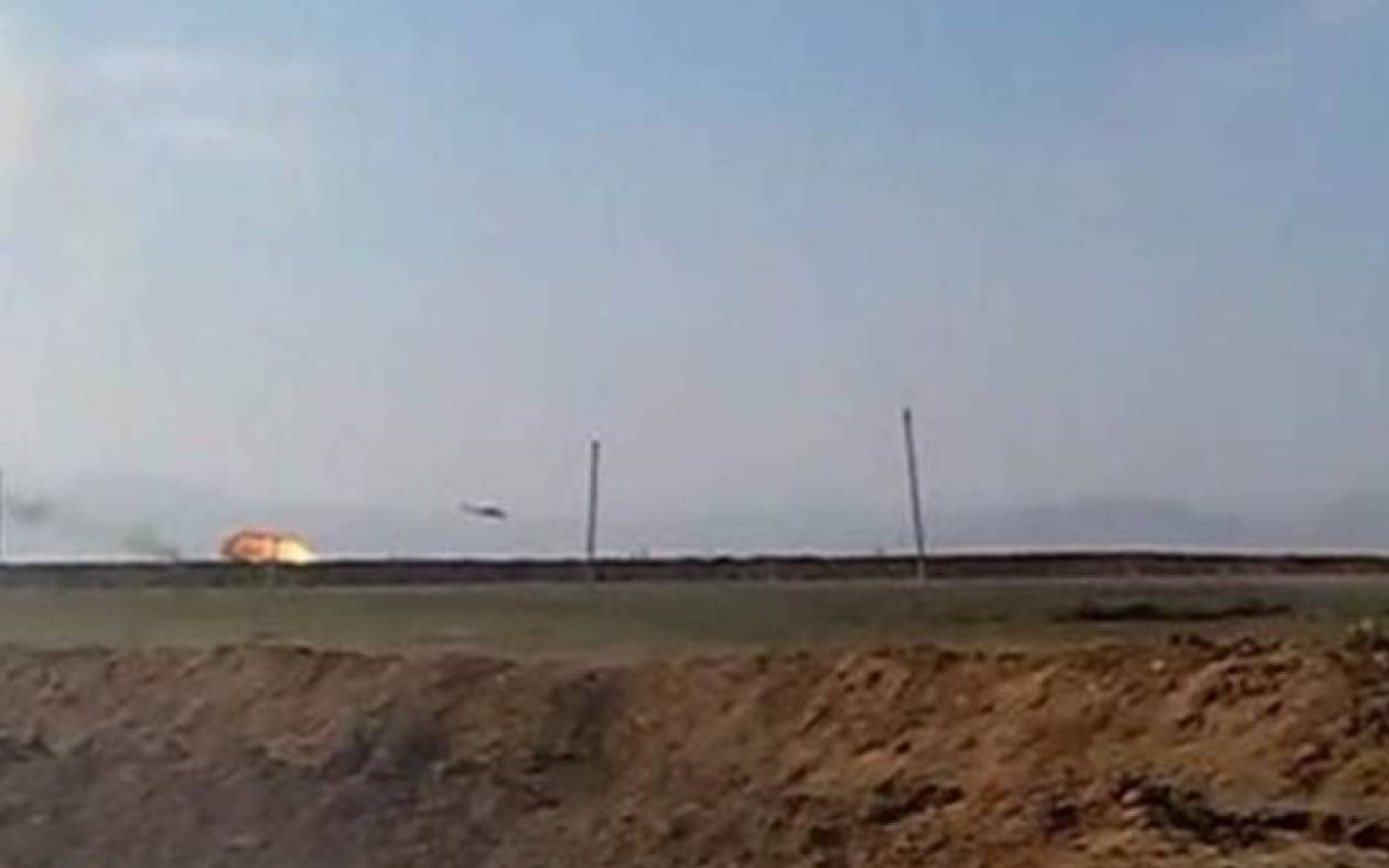 Η στιγμή που Αζέροι καταρρίπτουν το αρμενικό ελικόπτερο