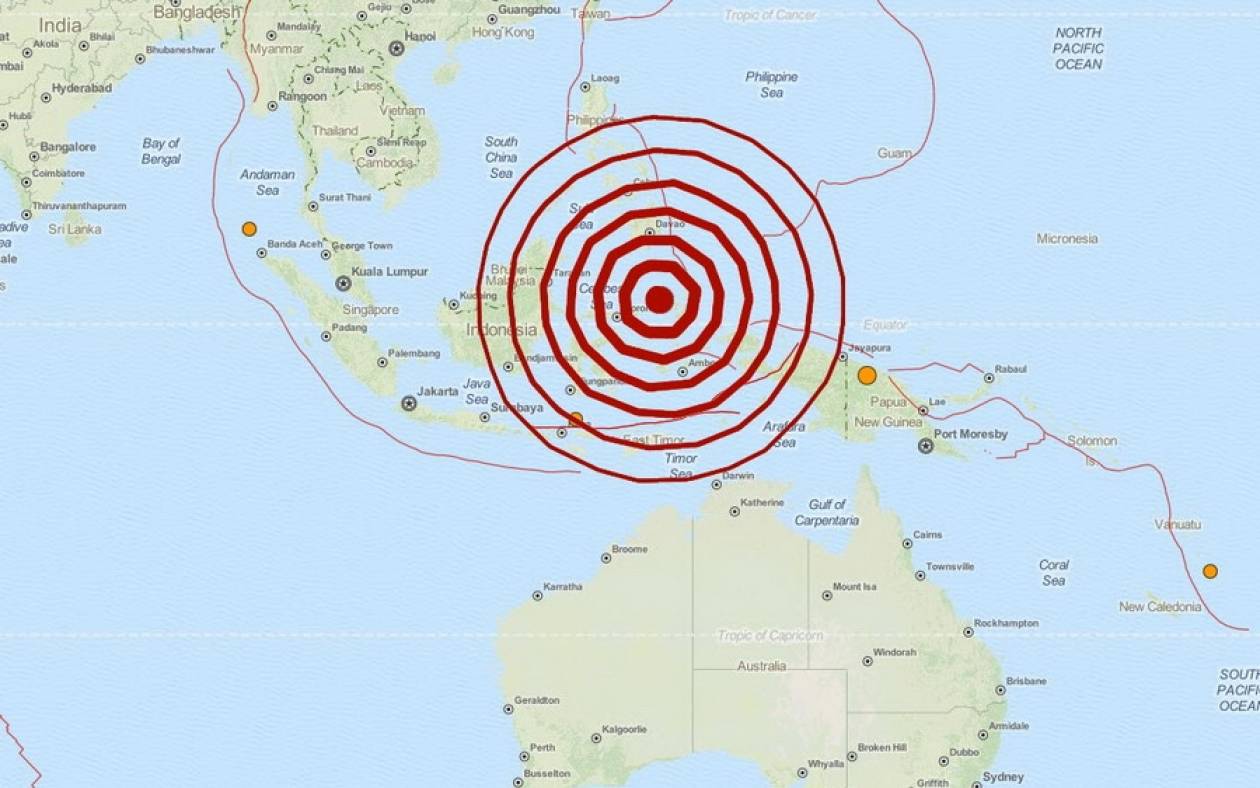 Ισχυρός σεισμός 7,3 Ρίχτερ στην Ινδονησία