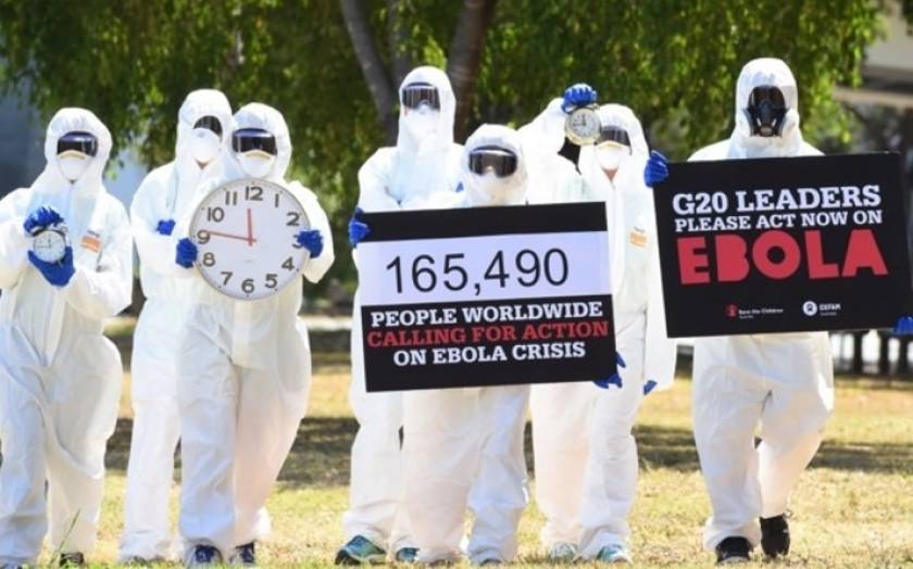 Δέσμευση των ηγετών της G20 για την αντιμετώπιση του Έμπολα