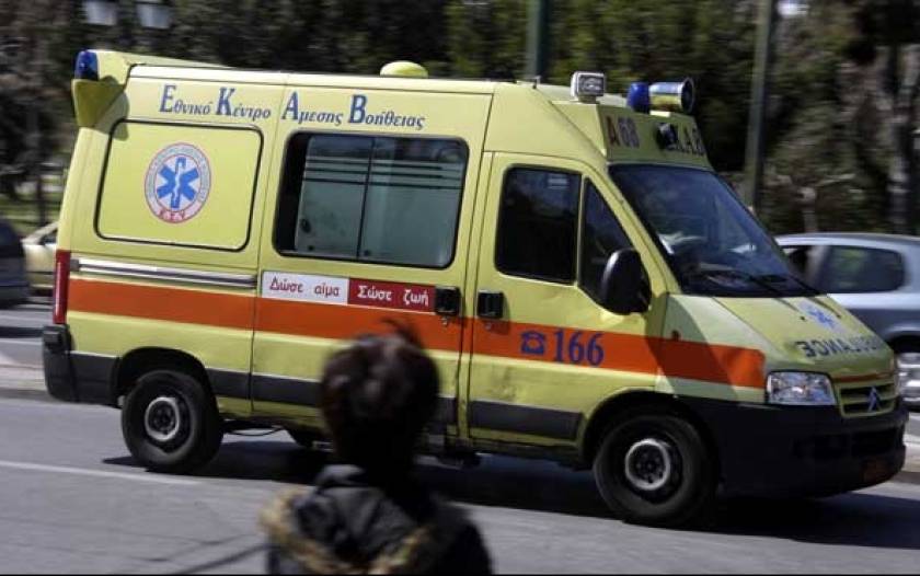 Δύο τραυματίες σε τροχαίο στο Ηράκλειο