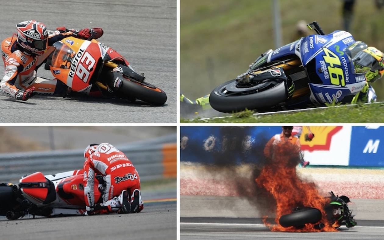 MotoGP: Οι πτώσεις των αναβατών