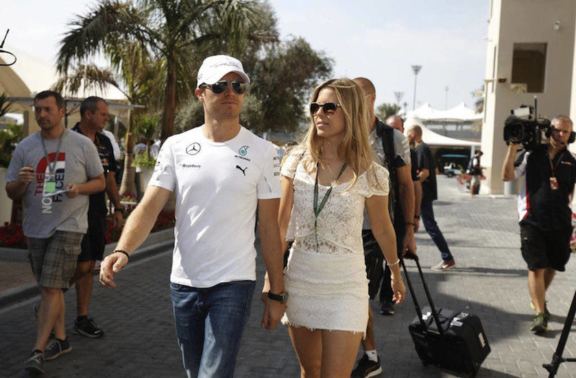 Ο Nico Rosberg με τη συζυγό του Vivian Sibold