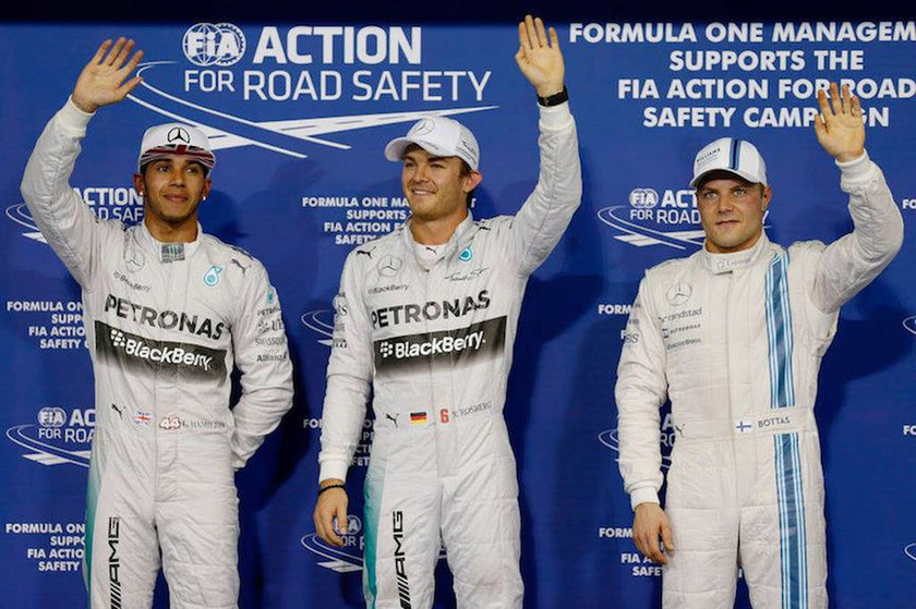 F1 Grand Prix Abu Dhabi: Οι τρεις πρ΄τοθ στην εκκίνηση 