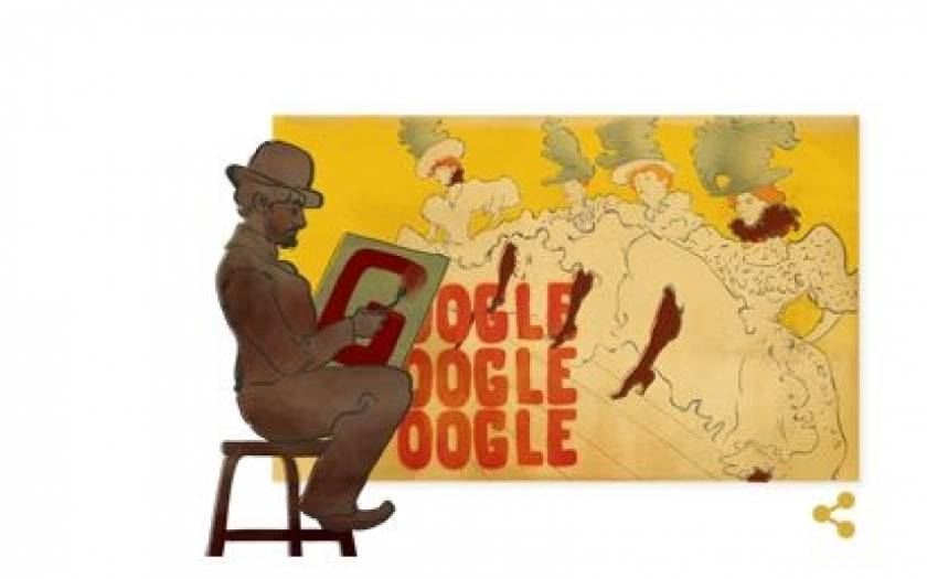 Google: Doodle αφιερωμένο στον Τουλούζ-Λωτρέκ