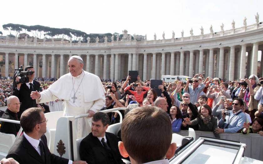 Δείτε live την ομιλία του Πάπα Φραγκίσκου