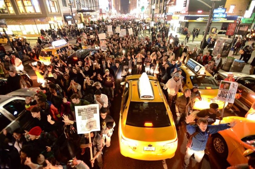 Συλλήψεις και στη διαδήλωση της Νέας Υόρκης για Φέργκιουσον