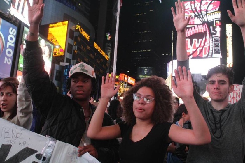 Συλλήψεις και στη διαδήλωση της Νέας Υόρκης για Φέργκιουσον