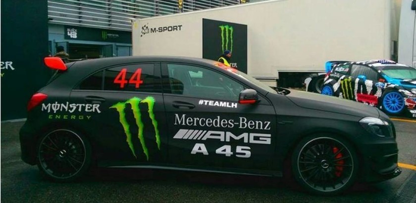 Monza Rally Show 2014: Η Mercedes A45 AMG του Lewis Hamilton