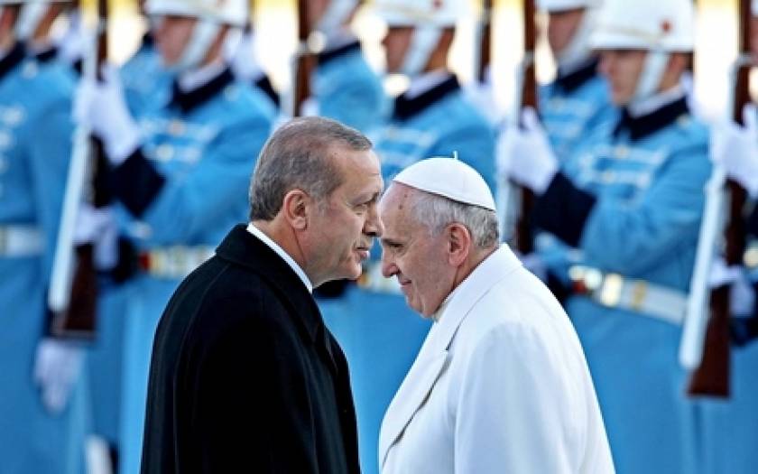 Τουρκία: Διάλογος «κωφών» μεταξύ Πάπα και Ερντογάν