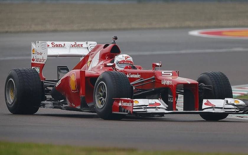 F1: Η πρώτη ημέρα του S. Vettel με τη Ferrari