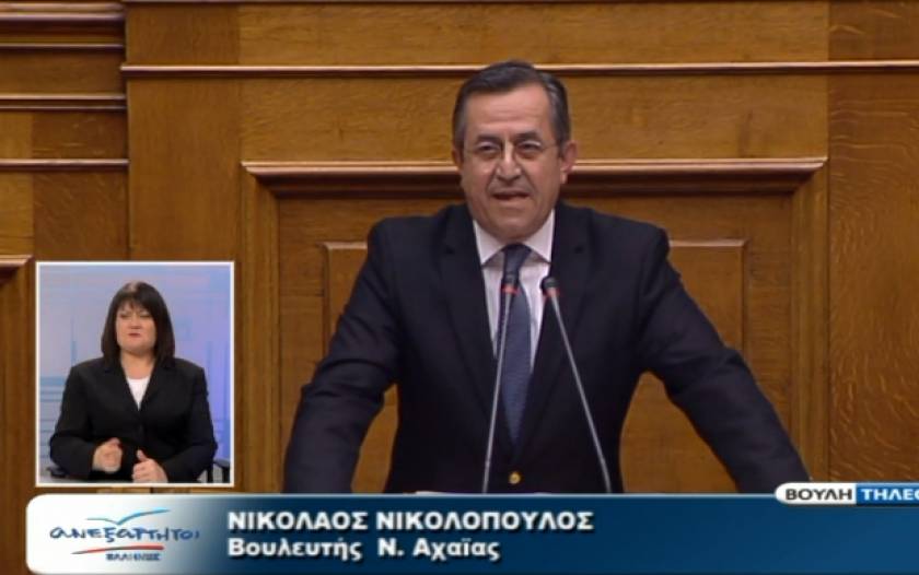 Νικολόπουλος: Ο προϋπολογισμός θα πάει στον κάδο ανακύκλωσης
