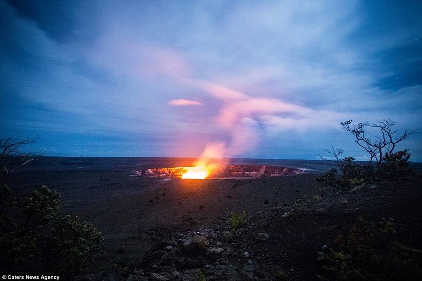 Χαβάη – Ποζάροντας… μπροστά από το ηφαίστειο