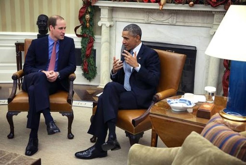 Όταν ο Ομπάμα συνάντησε τον πρίγκιπα Ουίλιαμ στο Λευκό Οίκο