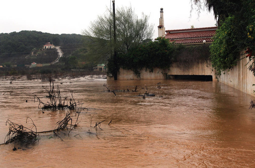 Πλημμύρισε ο ναός της Αρτέμιδας στη Βραυρώνα 