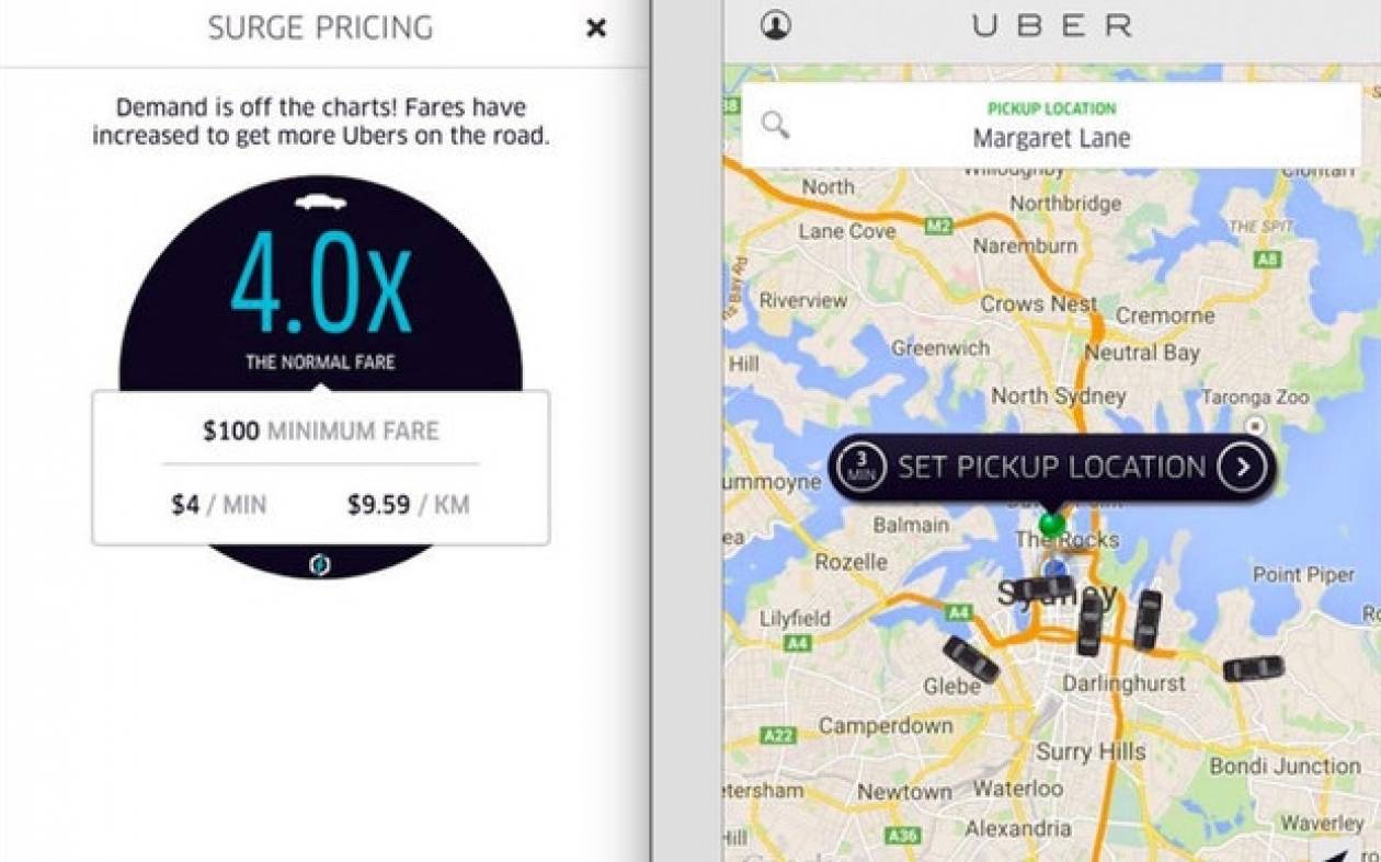 Κατακραυγή για την Uber στο Σίδνεϋ
