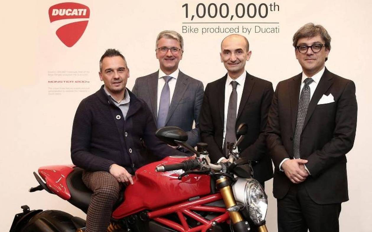 Ducati: Κατασκεύασε 1.000.000 μοτοσυκλέτες