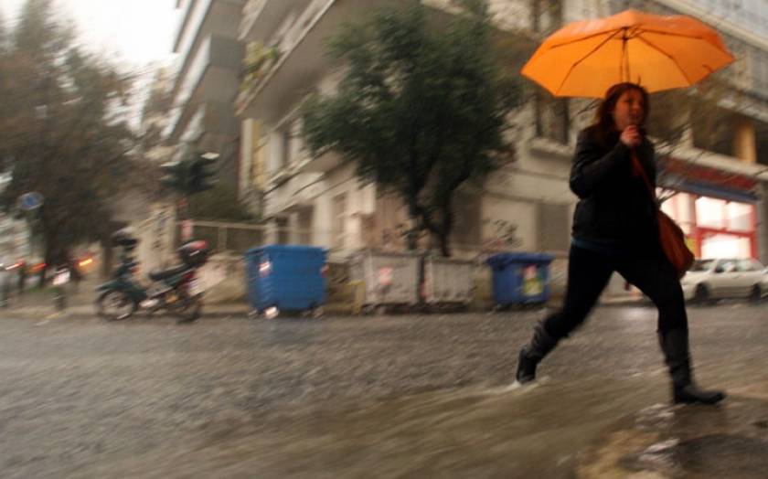 Κλειστοί δρόμοι σε Χαλκιδική και Θεσσαλονίκη λόγω βροχόπτωση