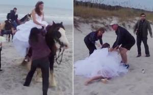 ΗΠΑ: Επεισοδιακή η φωτογράφιση του γάμου (video)