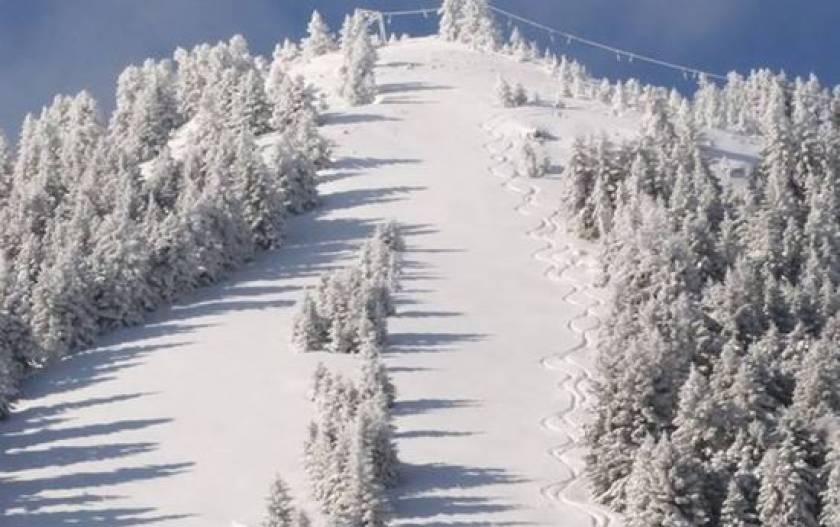 The ski resort in Mainalo mountain opens for the season