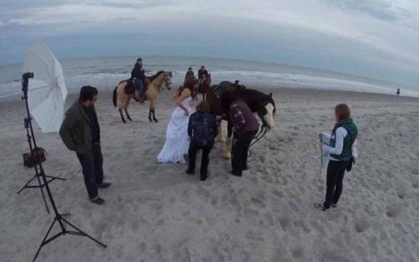 Η φωτογράφιση γάμου με άλογο είναι μια κακή ιδέα