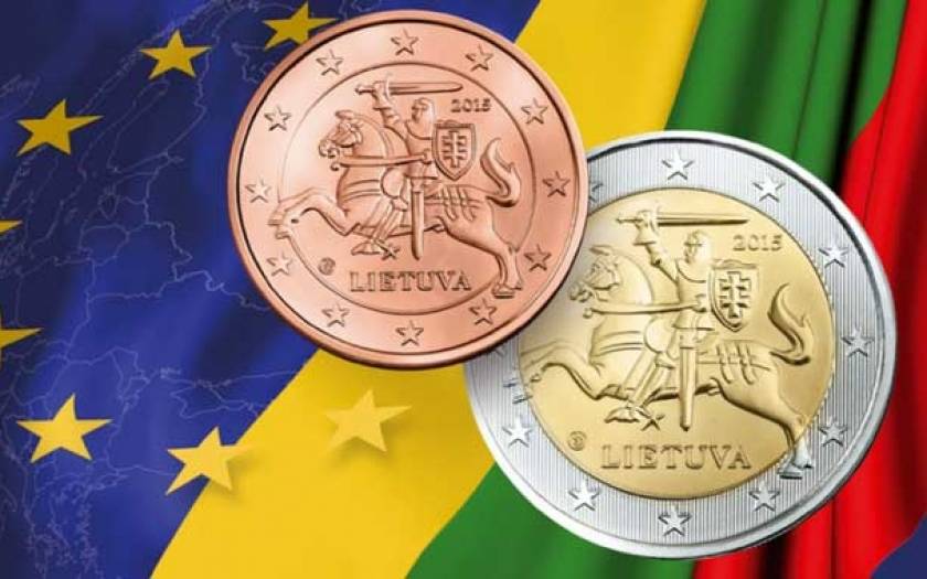 Η Λιθουανία έγινε η 19η χώρα που μπήκε στο ευρώ